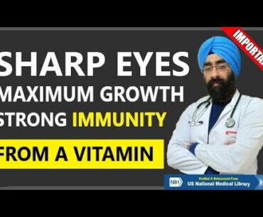 Stay Safe - Best Vitamin for Sharp EYES | Strong Immunity | Max Growth | Dr.Education Hindi Eng