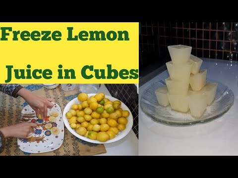 Freeze lemon juice || Vitamin c enriched juice || Strong your Immune system by vitamin c