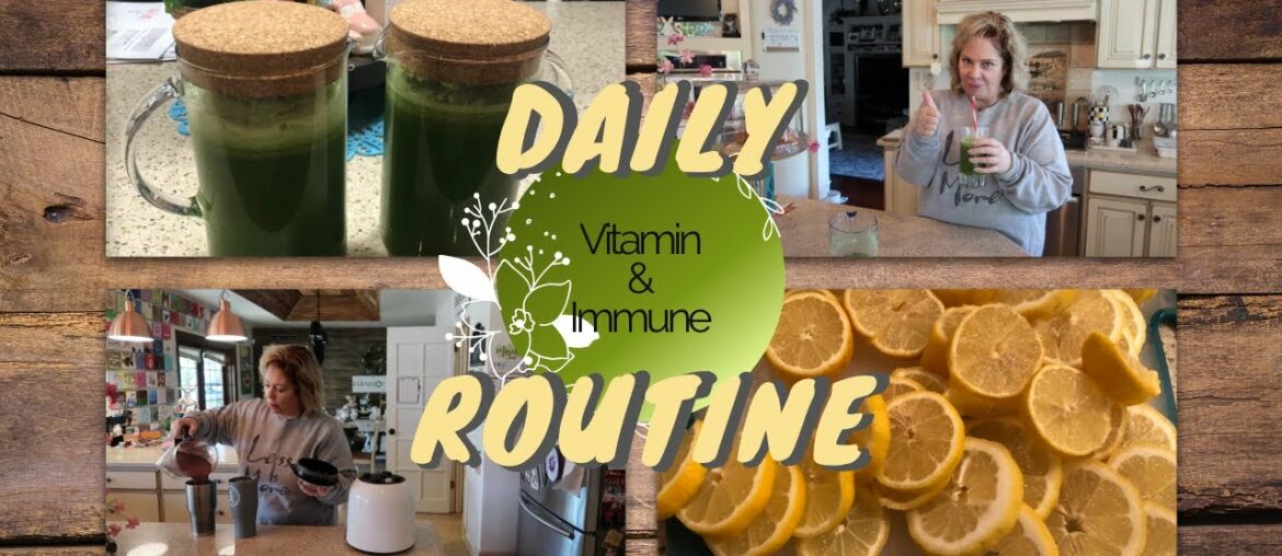 Daily Vitamin and Immune Routine|How to boost immune system