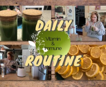 Daily Vitamin and Immune Routine|How to boost immune system