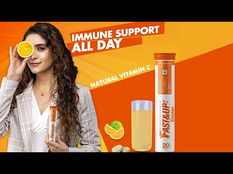 Fast&Up Charge with Natural Vitamin C and Zinc for Immunity Boosting