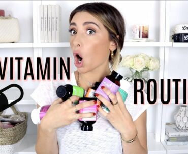 MY VITAMIN COLLECTION & ROUTINE! Beauty & Weight Loss | Lauren Elizabeth