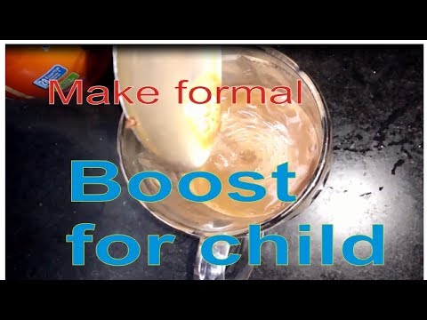 How to Make Boost for Child /vitamins to boost immune system