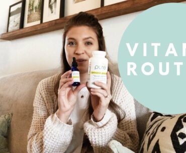 VEGAN VITAMIN ROUTINE | SUPPLEMENTS FOR ANXIETY, AVOIDING FLU & WELLNESS