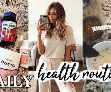 Daily Health Routine | A Morning In My Life | Supplements, Coffee, Skincare