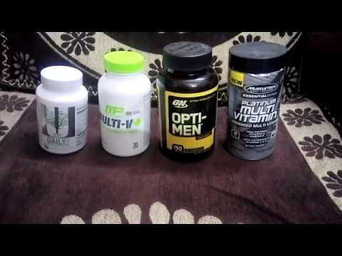 The Multi Vitamin Battle feat Muscletech,ON,Muscle pharm & Universal