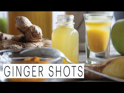 Ginger Tumeric Shots | The Edgy Veg