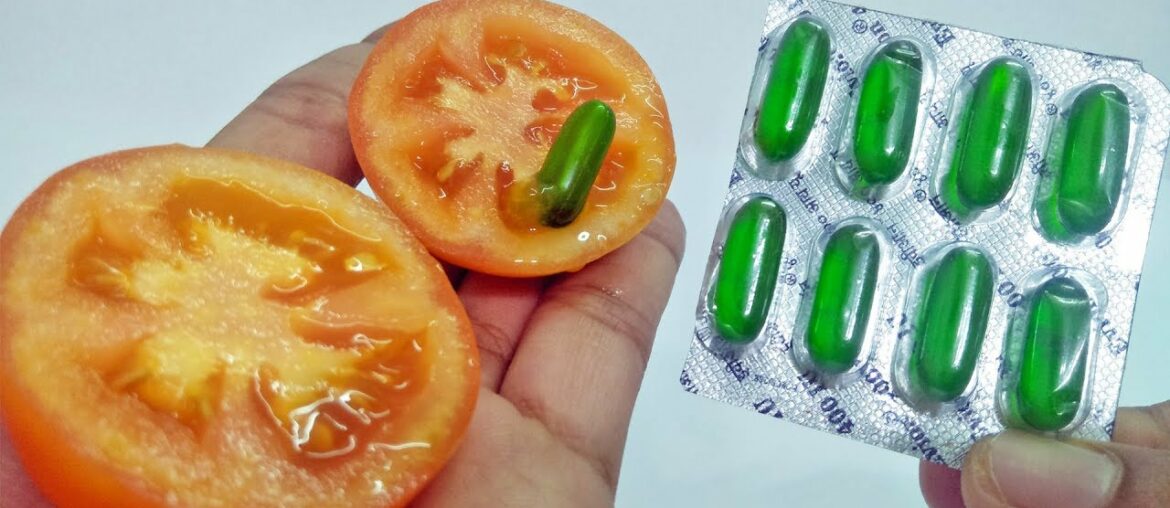 VITAMIN E CAPSULE& TOMATO Face Pack Beauty Tips for Gorgeous Look - Simple Skin Care Hacks & Secrets