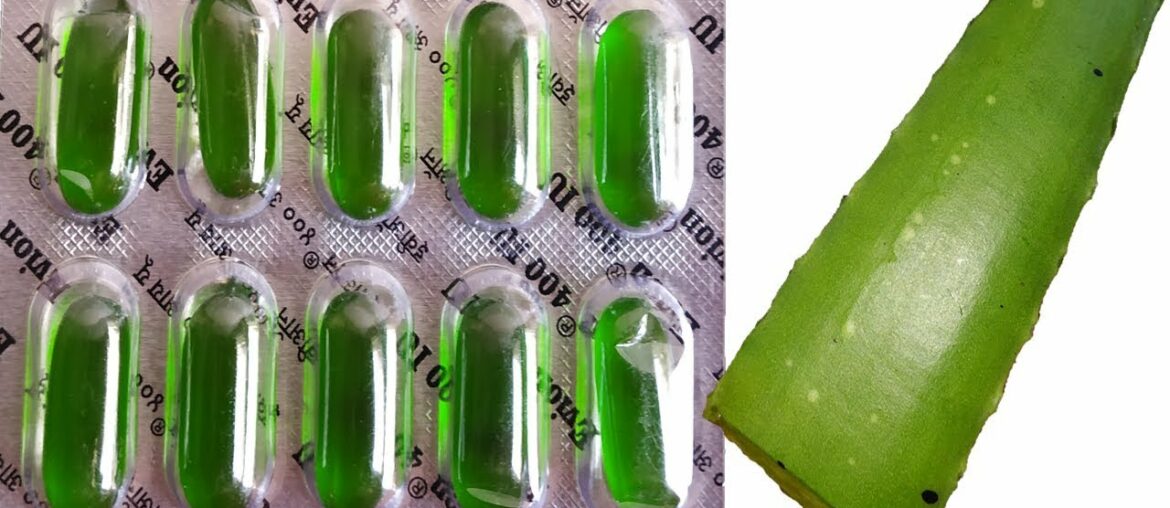 Aloe Vera Vitamin E Capsules For Beauty Skin Care Face Glowing That Can Change Your Life Forever!