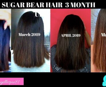 SUGAR BEAR HAIR THREE MONTH UPDATE | HAIR VITAMIN | BEAUTY 2019
