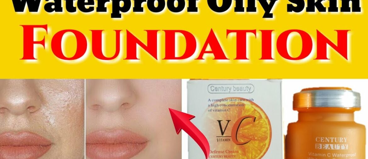 Century Beauty Vitamin c Waterproof Whitening Foundation Cream Review