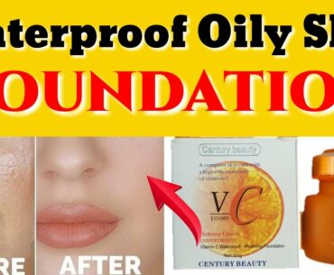 Century Beauty Vitamin c Waterproof Whitening Foundation Cream Review