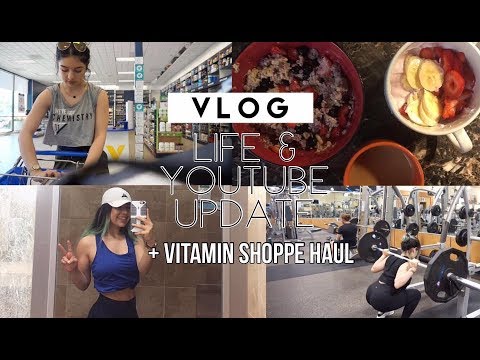 Update / Vitamin Shoppe haul / Gym / Vlog | Daisyb