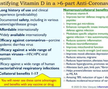 Vitamin D against Viral Infections: Antiviral Nutrition 2020 (excerpt 3) by Dr Alex Vasquez