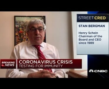 Coronavirus: Henry Schein CEO on COVID-19 immunity testing kits
