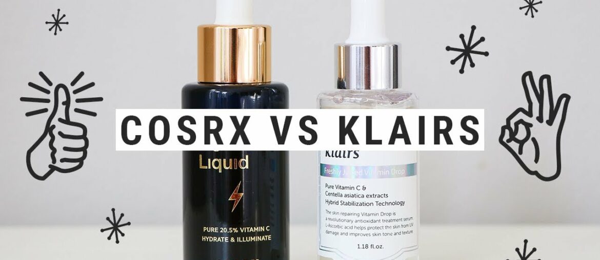 VITAMIN C SERUM SMACKDOWN - klairs vs. cosrx!!