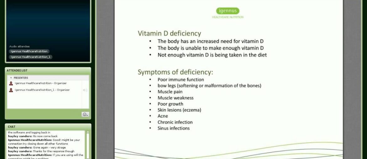 Osteoporosis: vitamin D and nutritional management webinar