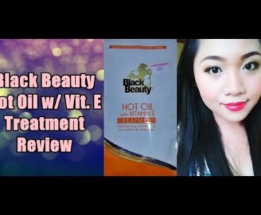 BLACK BEAUTY HOT OIL WITH VITAMIN E TREATMENT