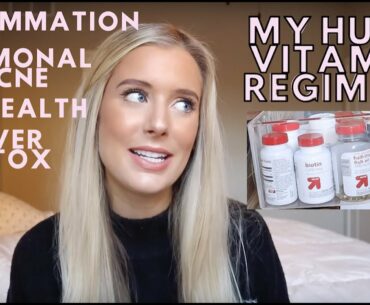 MY DAILY VITAMINS AND SUPPLEMENTS | Hormonal Acne Treatment, Inflammation, Gut Health, Liver Toxins