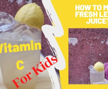 Kids you  MUST TRY Lemon Juice. Boosting our Immune System. VITAMIN C