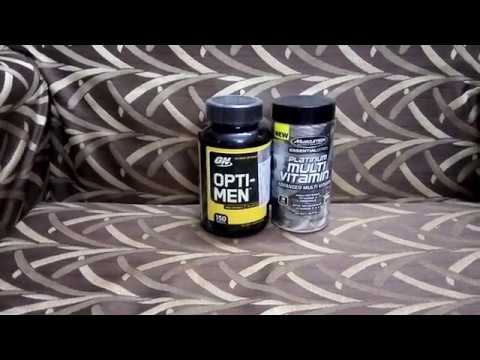 ON Opti-men vs Muscletech Multi Vitamin