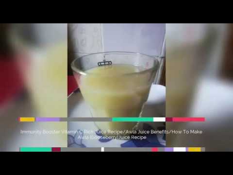 Immunity Booster Vitamin C Rich Juice Recipe/Awla Juice Benefits/How To Make Awla  Juice Recipe