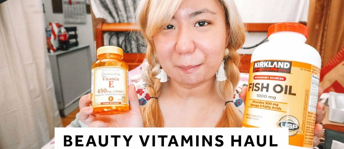 BEAUTY VITAMINS FOR GOOD SKIN HAUL - Vitamin C, Fish Oil, Vitamin E and Glutathione