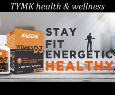 Vitamin D3 (1000 IU) Tablets by Tymk Health & Wellness