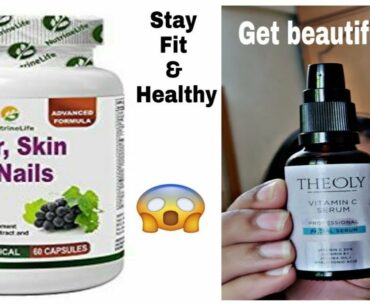 Stay Fit and Look beautiful with Nutrinelife Multivitamin Capsules & Theoly Vitamin C Serum