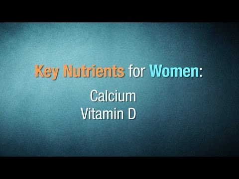 Nutrients Women Need: Calcium & Vitamin D