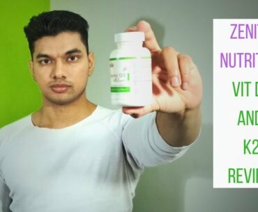 Zenith Nutrition Vitmain D3 and Vitamin K2 Review