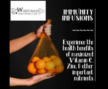 IMMUNITY INFUSIONS  ~~~~~~  Experience the health benefits of maximized Vitamin C,  Zinc, & other i…