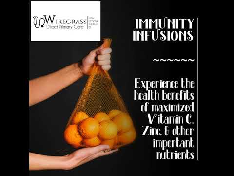 IMMUNITY INFUSIONS  ~~~~~~  Experience the health benefits of maximized Vitamin C,  Zinc, & other i…