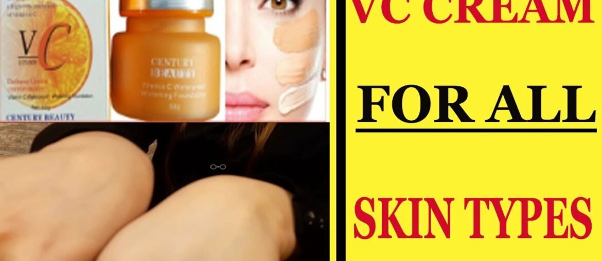 Vitamin c Waterproof Whitening Foundation || Fasion DesignerTobaUsman Review About VC Cream