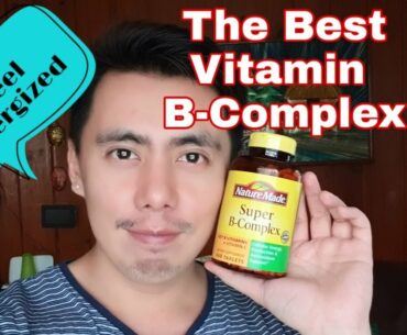 BEST VITAMIN B EVER | Reviewing Nature Made Super B-Complex Dietary Supplement