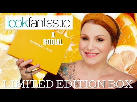 LOOK FANTASTIC X RODIAL VITAMIN C LIMITED EDITION BEAUTY BOX UNBOXING