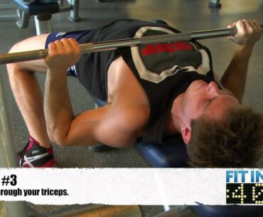 Better Bench Presses in 40 Seconds | Fit in :40 | The Vitamin Shoppe