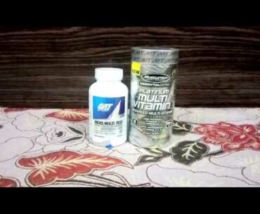 GAT Sport Multi+Test vs Muscletech Multi Vitamin