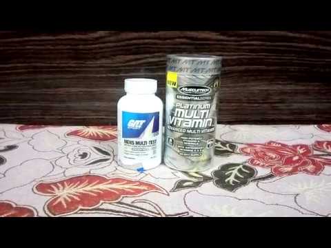 GAT Sport Multi+Test vs Muscletech Multi Vitamin