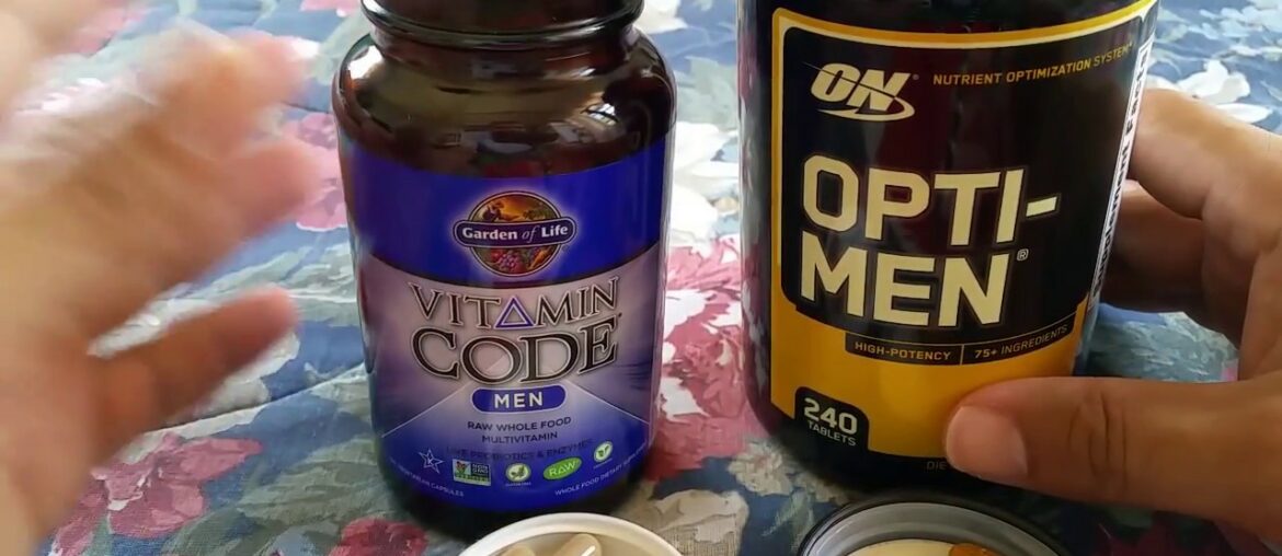 Vitamin Code Men Versus Optimum Nutrition Men vitamins