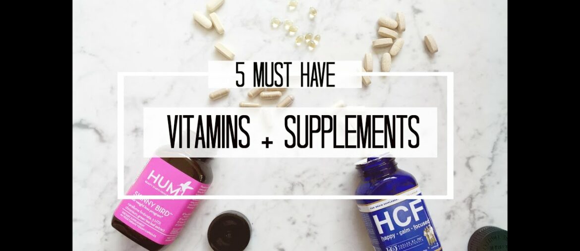 5 Best Supplements and Vitamins | Weight loss, Anxiety + Overall Health