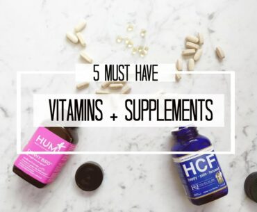 5 Best Supplements and Vitamins | Weight loss, Anxiety + Overall Health
