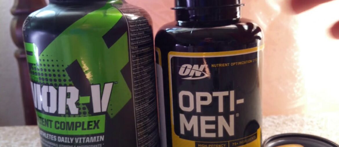 MusclePharm Armor V versus Optimum Nutrition Opti-Men Vitamin