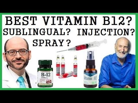 Best Type Of Vitamin B12 Supplement? Spray? Sublingual? Injection? Dr Klaper & Dr Greger