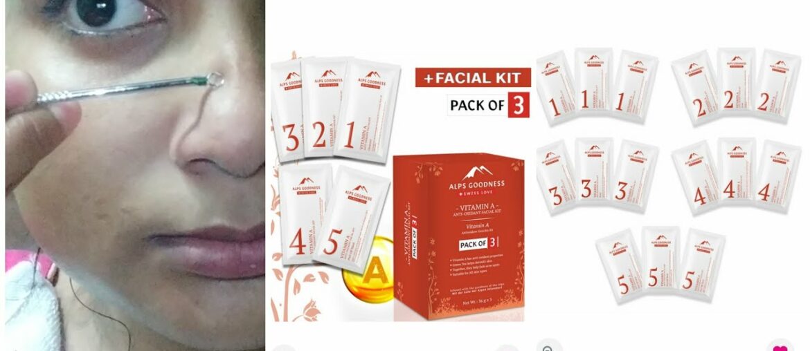 Alps Goodness Vitamin A||Anti-Oxidant Facial Kit||sabana nasrin