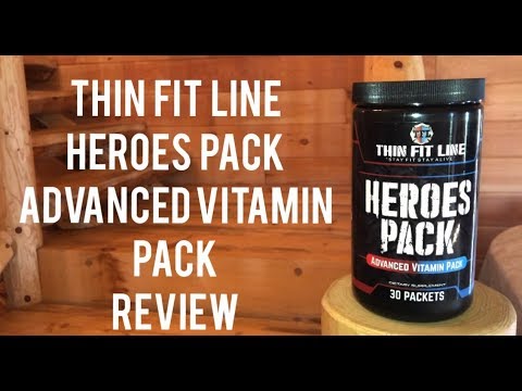 This Is Loaded! | Honest Reviews: Thin Fit Line Heroes Pack Advanced Vitamin Pack Review