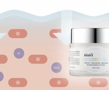 How does the KLAIRS Freshly Juiced Vitamin E Mask prevent aging, and brighten the skin?