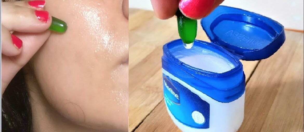 Use Vaseline & Vitamin E Oil on Face to remove Dark spots, Vaseline Beauty Hacks for Hair, Skin