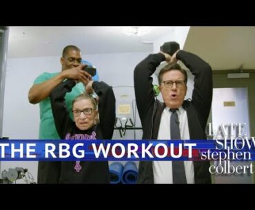 Stephen Works Out With Ruth Bader Ginsburg