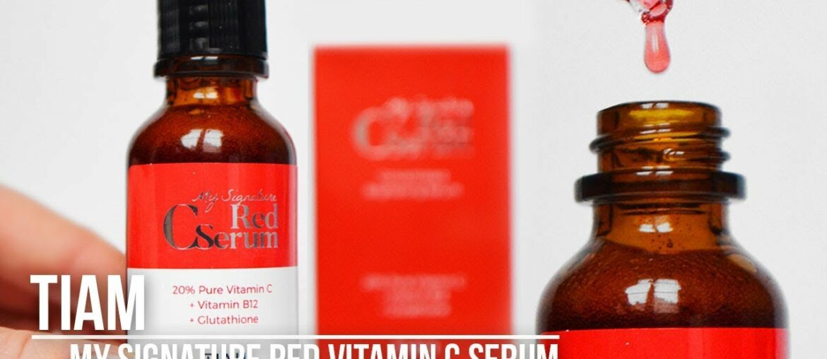[K-beauty] Tiam My Signature Red C Serum from Korea, Vitamin C serum | K-beauty Blog Europe